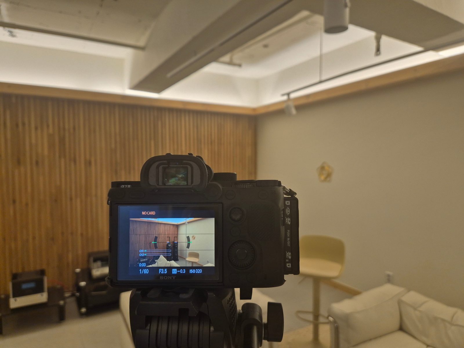 Camera set up in the JALMANDRO studio in Seocho, Seoul